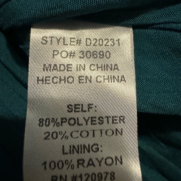 Entro Women’s Puff Sleeve Tiered Mini Dress Size Medium - Picture 5 of 5